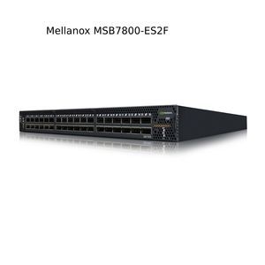 Mellanox Msb7800-Es2f 100GB/S Infiniband 1u Switch Switch Radix 40 porte non bloccanti connettori e cablaggio 36 X Qsfp28