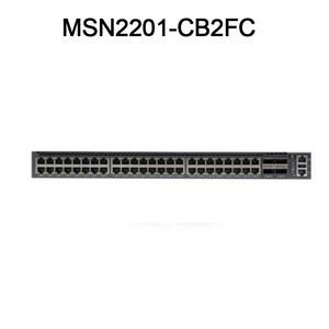 Potente tecnologia Infiniband MSN2201-CB2FC Nvidia 920-9n110-00f1-0c0 48 RJ45 e 4 Qsfp28 Ports 2 Switch di alimentazione
