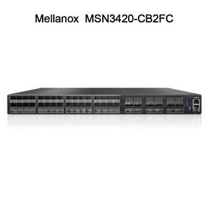 Switch Ethernet Open 1U basato su Nvidia Spectrum-2 con velocità massima di 100g e Cumulus Linux, 48 porte SFP28, 12 porte QSFP28, MSN3420-CB2FC