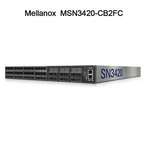 Eth Technology 48 SFP28 12 Qsfp28 Ports Ethernet Switch MSN3420-CB2FC con velocità di trasmissione di 25 g e 100 g