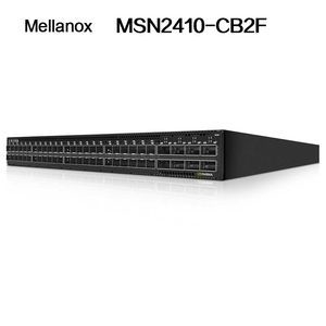 Velocità massima 25g Mellanox MSN2410-CB2f Switch con 48 porte SFP28 e 8 porte Qsfp28 X86 2 alimentatori 43.6*433.2*590.6 mm