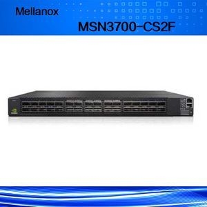 32 porte Qsfp28 Mellanox Switch MSN3700-CS2f con 2 alimentatori alternativi e CPU X86 in profondità standard 43,6*433,2*590,6 mm