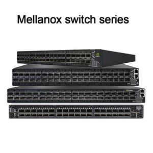 Commutatore Ethernet aperto 2u compilabile con 64 porte Qsfp28 e doppia alimentazione Tecnologia Funzione Infiniband compilabile