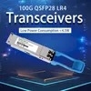 Alte prestazioni Qsfp28-100g-Lr4 100g Qsfp28 10km 1310nm Sm Dual LC Fiber Optical Transceiver Module SFP Lr4 Basso prezzo