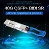 Qsfp 40g Sr Bd 40g/100GB Doppia velocità Bidi Bdsr 850nm 100m LC Duplex Connector Multimode Qsfp 40g Sr Trasmettitore in fibra ottica