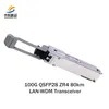 Prezzo negoziabile Stock Alta velocità 100g Qsfp28 Zr4 80km Modulo trasmettitore per una rete affidabile