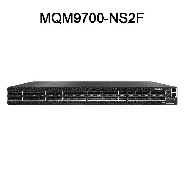 MQM9700-NS2F Mellanox Infiniband Switch Quantum 2 NDR Software 64 NDR porte 32 Osfp porte 2 Potenza