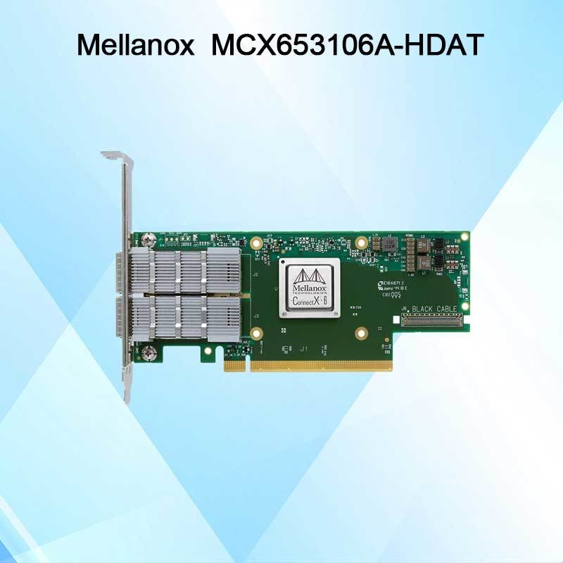ConnectX-6 MCX653106A-HDAT VPI Mellanox Network Card 200 GB/S Infiniband e Adattatore Ethernet