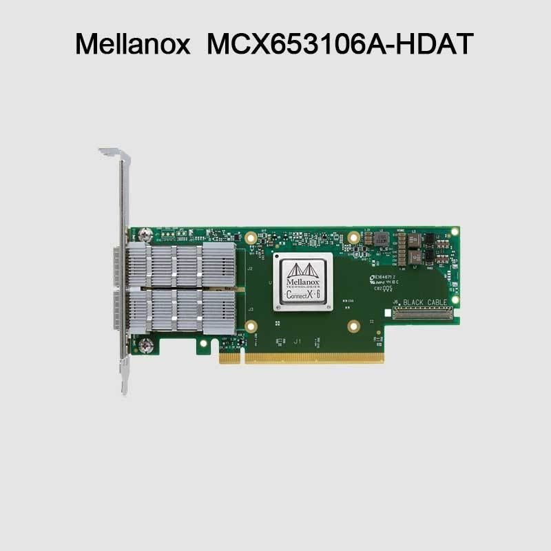 ConnectX-6 MCX653106A-HDAT VPI Mellanox Network Card 200 GB/S Infiniband e Adattatore Ethernet