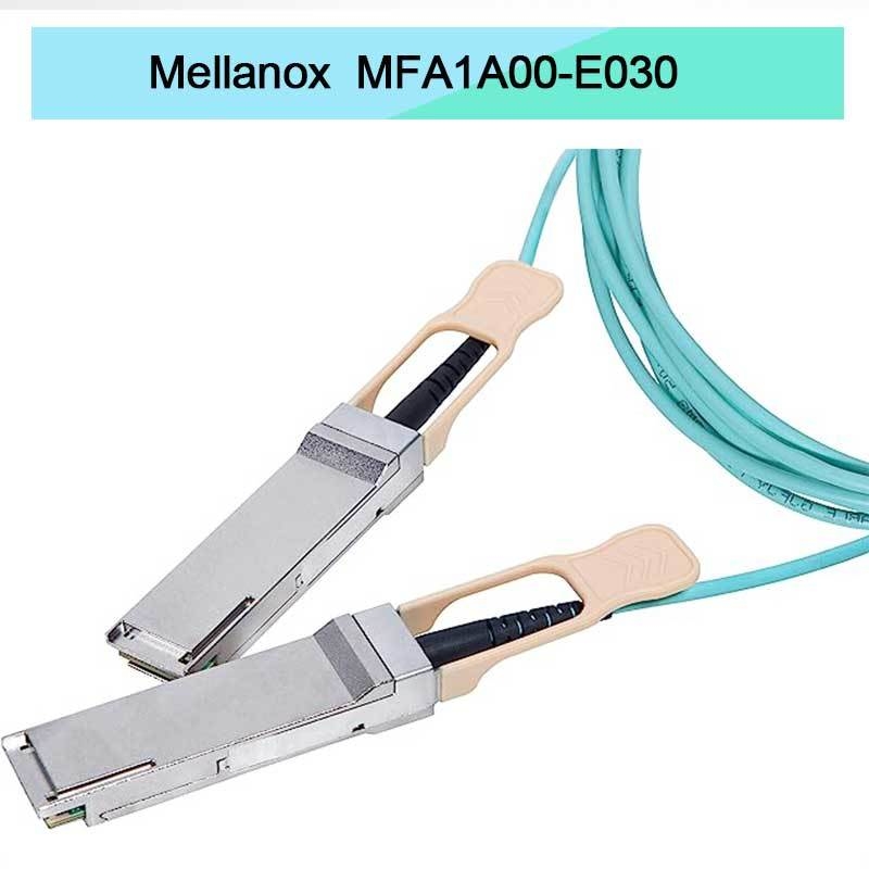 Cable QSFP Mellanox AOC basato su VCSEL MFA1A00-E030 IB EDR fino a 100Gb/S