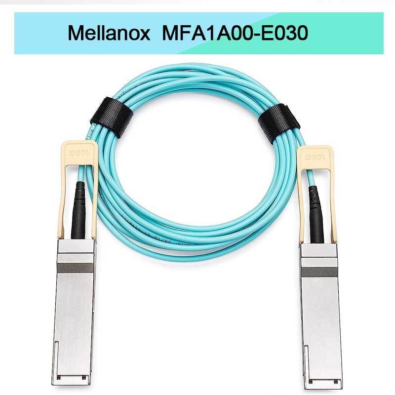 Cable QSFP Mellanox AOC basato su VCSEL MFA1A00-E030 IB EDR fino a 100Gb/S