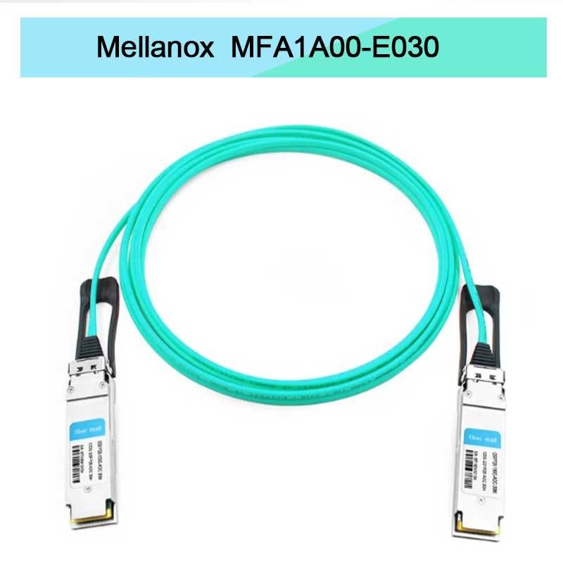 Cable QSFP Mellanox AOC basato su VCSEL MFA1A00-E030 IB EDR fino a 100Gb/S