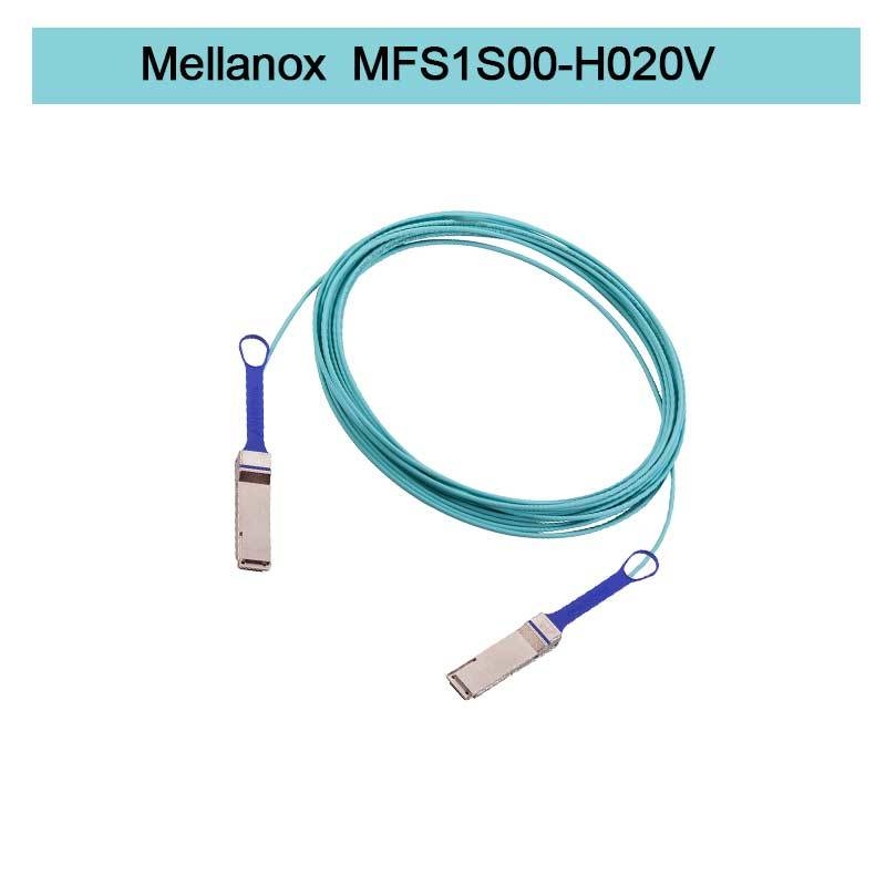 MFS1S00-H020V(980-9I45T-00H020) Cavo AOC Mellanox Ethernet 200GbE QSFP56 Cavo Ottico Attivo cavi infiniband