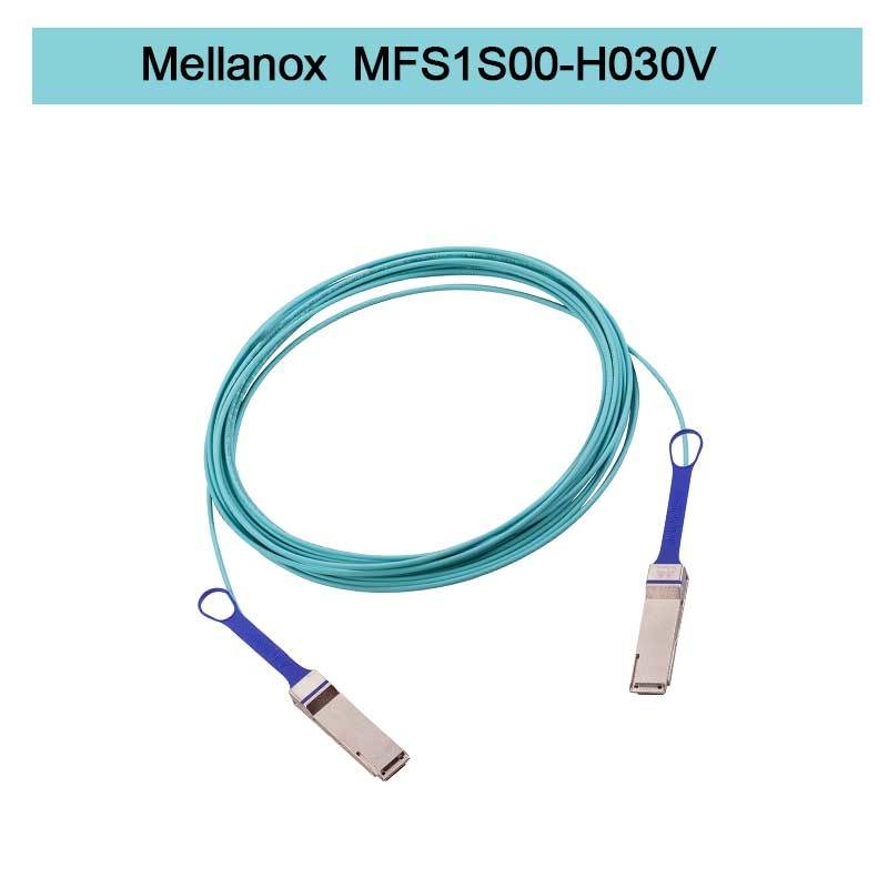 MFS1S00-H030V ((980-9I440-00H030) Cavo di rete Aoc IB HDR fino a 200Gb/S QSFP56 30m 200GBase-AOC QSFP56 A QSFP56