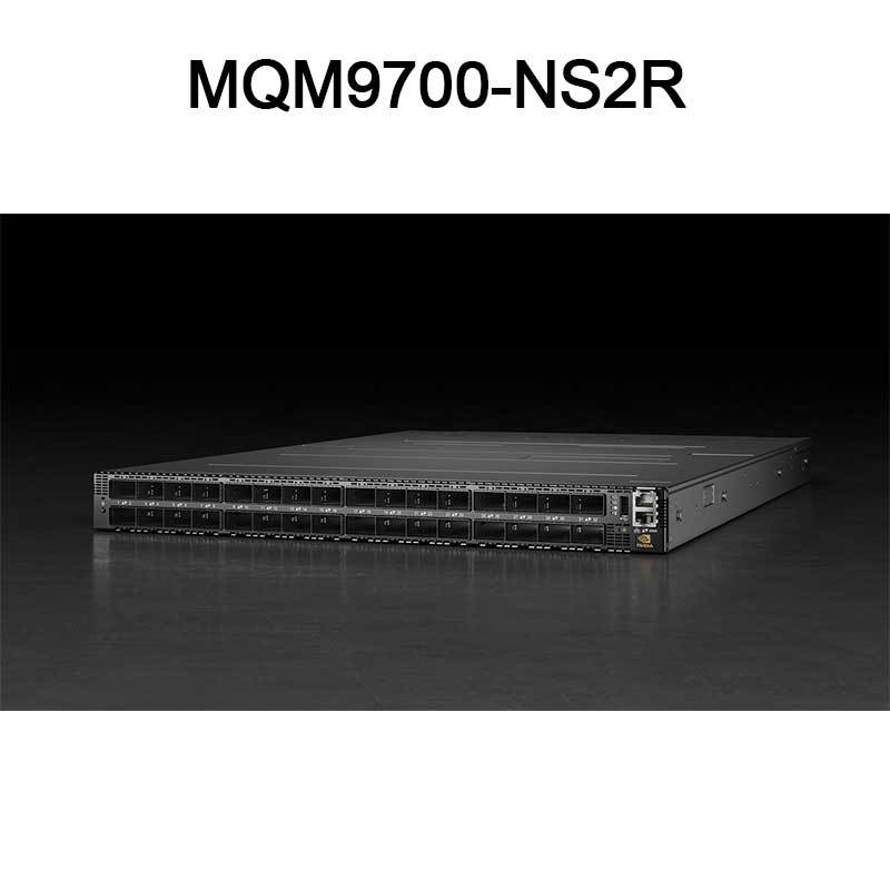 Switch Infiniband Ndr Max Speed 400gbps Mqm9700-Ns2r 920-9B210-00RN-0M2 Perfetto per le esigenze del cliente di Nvidia Qm9700 1u