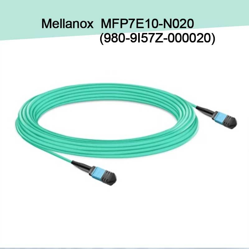 Cavo in fibra ottica multimodo Nvidia Mfp7e10-Nxxx Mfp7e10-N020 (980-9I57Z-000020) Mmf, MPO12 APC a MPO12 APC, 20m