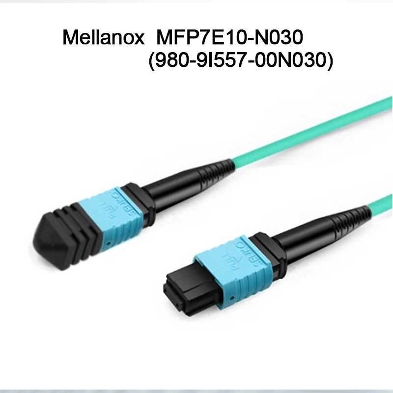 Nvidia Mfp7e10-Nxxx Cavo di fibra ottica multimodo Mfp7e10-N030 (980-9I557-00N030) Mmf, MPO12 APC a MPO12 APC, 30m