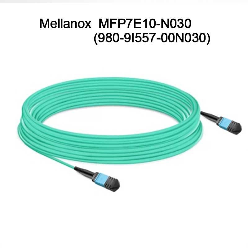 Nvidia Mfp7e10-Nxxx Cavo di fibra ottica multimodo Mfp7e10-N030 (980-9I557-00N030) Mmf, MPO12 APC a MPO12 APC, 30m