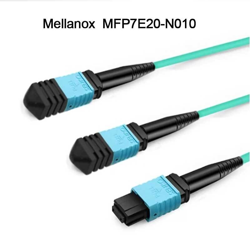 Nvidia Mfp7e20-Nxxx Cavo di fibra ottica multi-modo splitter Mfp7e20-N010 Mmf, MPO12 APC a 2xmpo12 APC