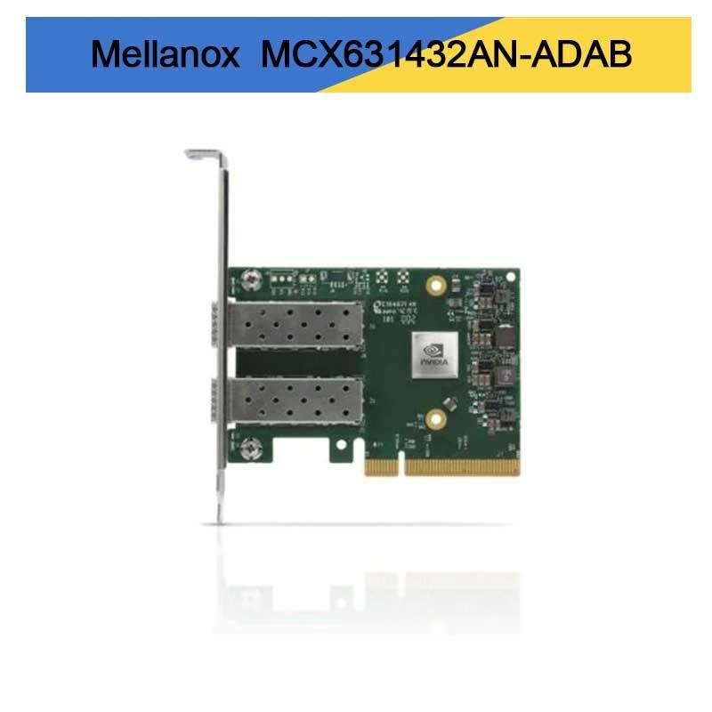 Scheda adattatore Nvidia MCX631432AN-ADAB ConnectX-6 Lx En, 25 GbE OCP3.0, con gestione host, doppia porta SFP28, PCIe 4.0 x8, senza crittografia, staffa con vite a galletto (linguetta di estrazione)