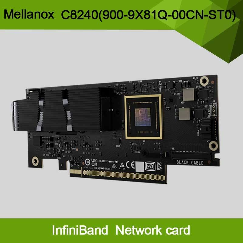 NVIDIA ConnectX-8 Supernico Dual-Porta Supernico QSFP112Infiniband: NDR IB (predefinito) Ethernet: 400GBE C8240 900-9x81q-00cn-St0