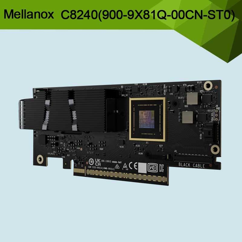 NVIDIA ConnectX-8 Supernico Dual-Porta Supernico QSFP112Infiniband: NDR IB (predefinito) Ethernet: 400GBE C8240 900-9x81q-00cn-St0