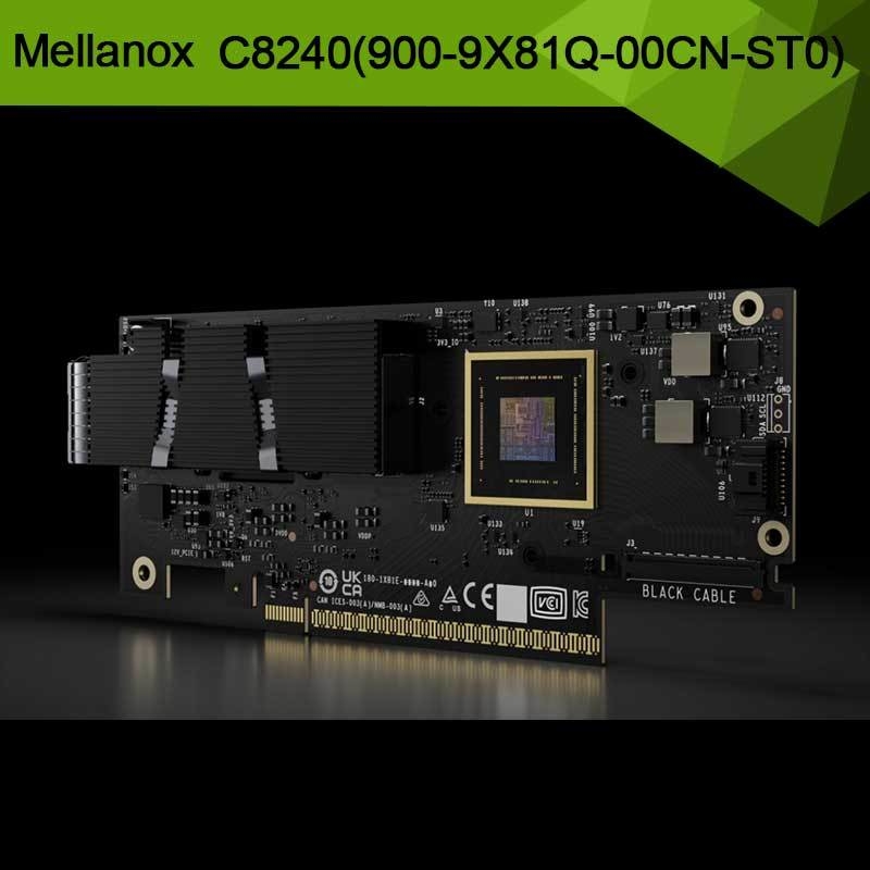 NVIDIA ConnectX-8 Supernico Dual-Porta Supernico QSFP112Infiniband: NDR IB (predefinito) Ethernet: 400GBE C8240 900-9x81q-00cn-St0