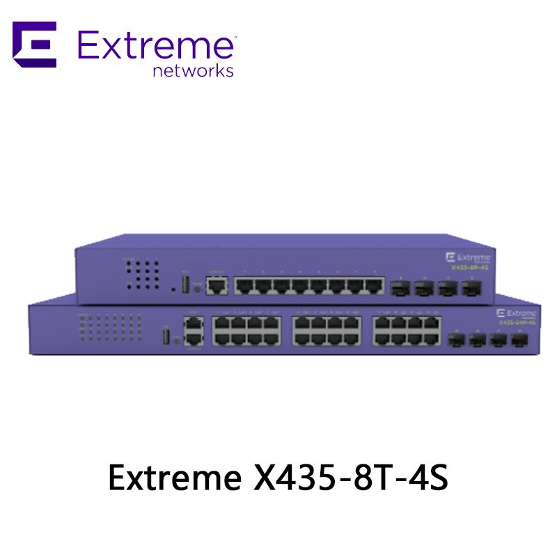 Switch di rete ad alte prestazioni Extreme X435-8t-4s Series per una connettività senza interruzioni