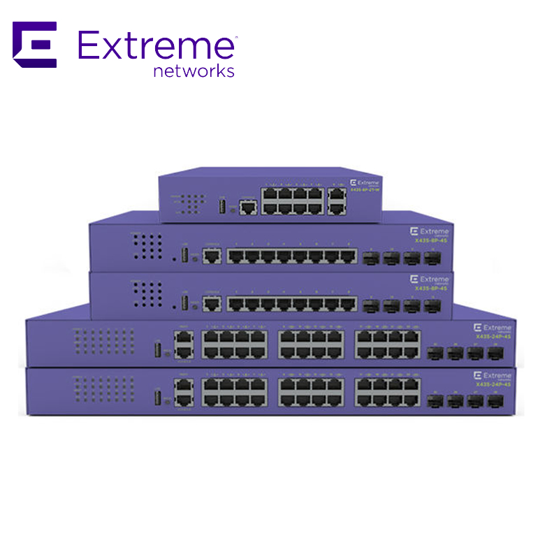 Switch AVB Extreme Networks X435 24P X435 4S 68Gbps 50.6Mpps nuovo e originale