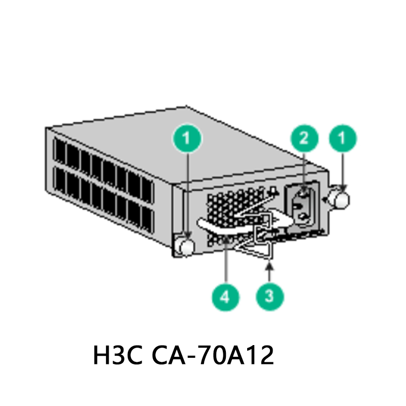 H3c Ca-70A12 Fornitore di corrente continua ad alte prestazioni per dispositivi Cartone 2.5A