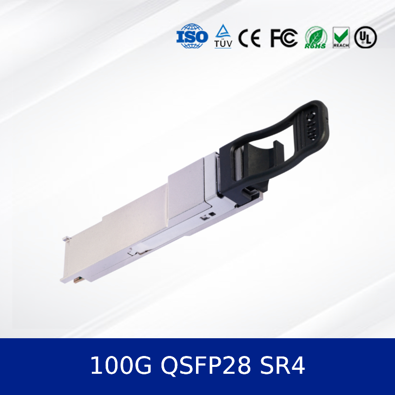 Modulo ricetrasmettitore ottico QSFP-100G-SR4 100GBASE-SR4 QSFP28 850nm 100m DOM MPO-12 MMF Fiber Optic Transceivers