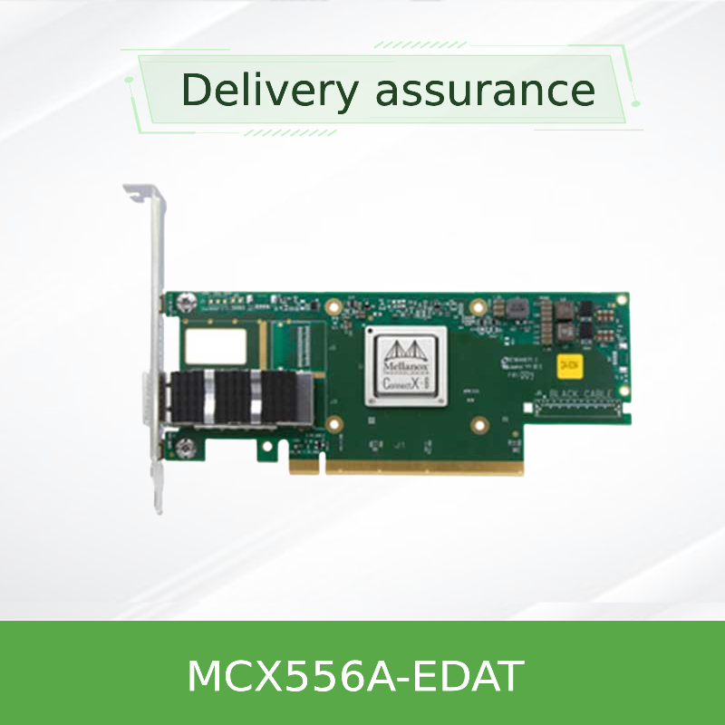 Ex VPI doppia porta EDR InfiniBand e 100GbE QSFP28 MCX556A-EDAT della scheda di rete di Mellanox dell'adattatore di ConnectX-5