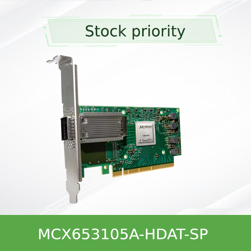 Scheda adattatore Mellanox ConnectX-6 MCX653105A-HDAT-SP VPI Single Port HDR 200Gb/s InfiniBand & Ethernet, PCIe 3.0/4.0 x16