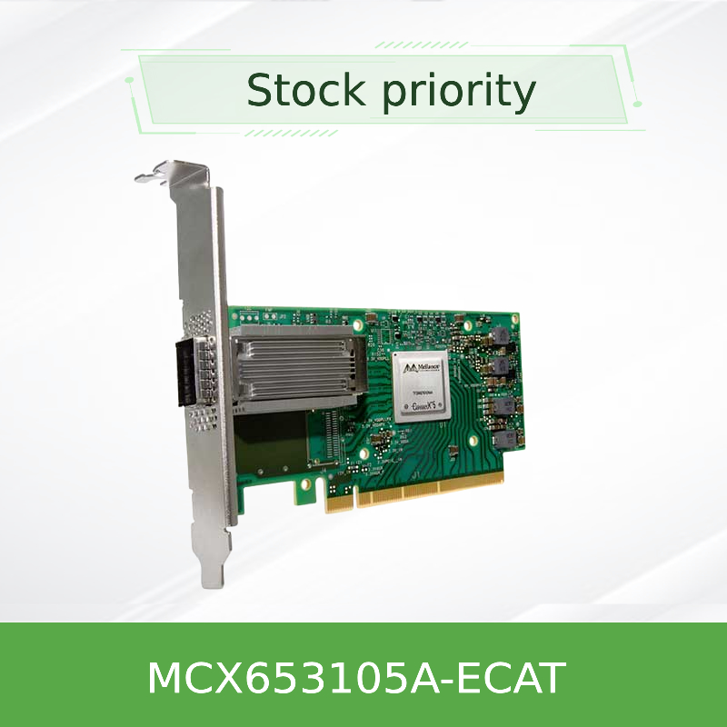 Scheda di rete Mellanox Nic Card ConnectX-6 100GbE Single Port MCX653105A-ECAT