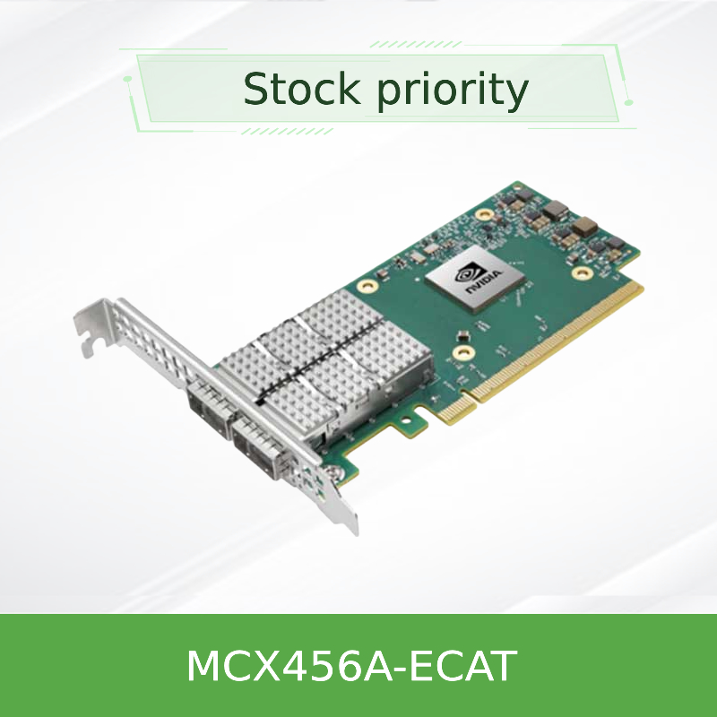 Nuova scheda di adattamento Nvidia MCX456A-Ecat Connectx-4 Infiniband/Ethernet