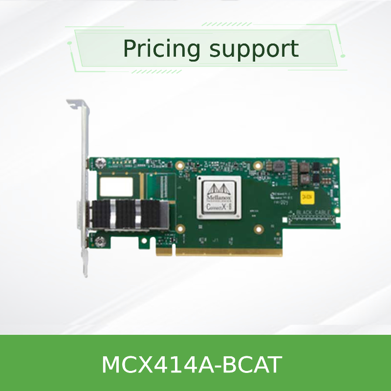 NVIDIA 900-9x426-0054-SQ0 MCX414A-BCAT Connectx-4 EN Scheda di interfaccia di rete, 40/56GBE QSFP28 a doppia porta, PCIE3.0 X8, staffa alta