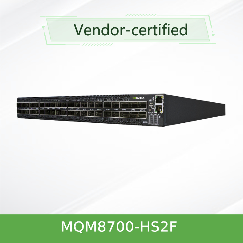 MQM8700-HS2F(920-9B110-00FH-0MD) Switch di rete Mellanox Quantum Hdr Infiniband, 40 porte QSFP56