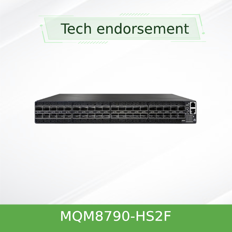 MQM8790-HS2F(920-9B110-00FH-0D0) Switch di rete HDR Mellanox Infiniband, 40 porte QSFP56, 2 alimentatori CA