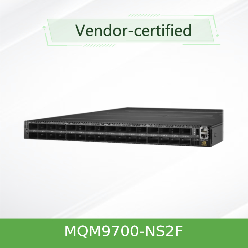Infiniband MQM9700-NS2F ((920-9B210-00FN-0M0) Mellanox Network Switch 400G 16,8 Tbps per il server
