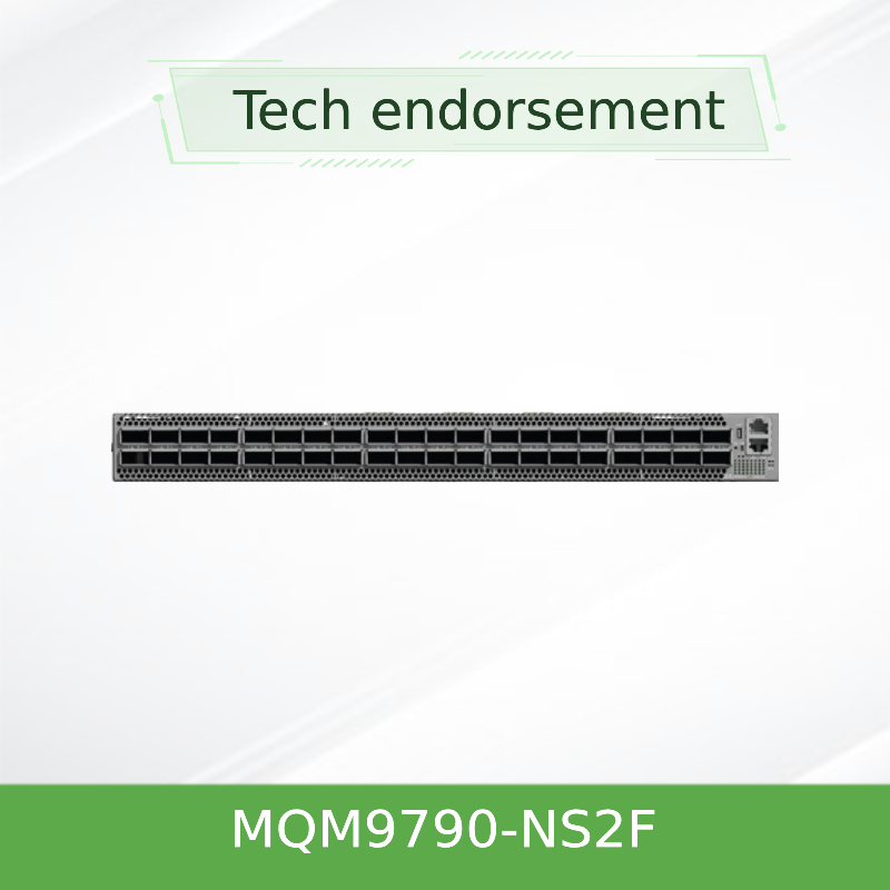 MQM9790-NS2F(920-9B210-00FN-0D0) Switch di rete Mellanox P2C Flusso d'aria 64 porte NDR 32 porte OSFP Non gestito