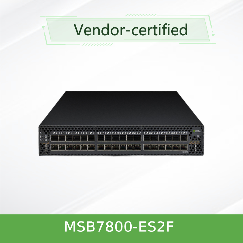 Porti QSFP28 1U del sistema 36 di InfiniBand EDR 100Gb/S del commutatore di rete di MSB7800-ES2F Mellanox