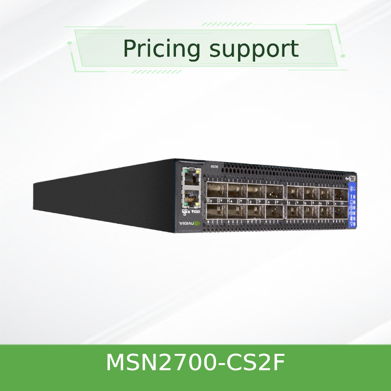 Lo spettro del commutatore di rete di MSN2700-CS2F Mellanox ha basato il commutatore aperto di Ethernet di 25GbE/100GbE 1U