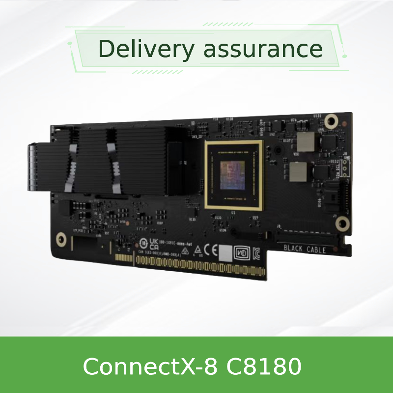 Adattatore Nvidia Connectx-8 C8180 (900-9X81E-00EX-ST0) Osfp a gabbia singola Infiniband: 800gbs Xdr Ib
