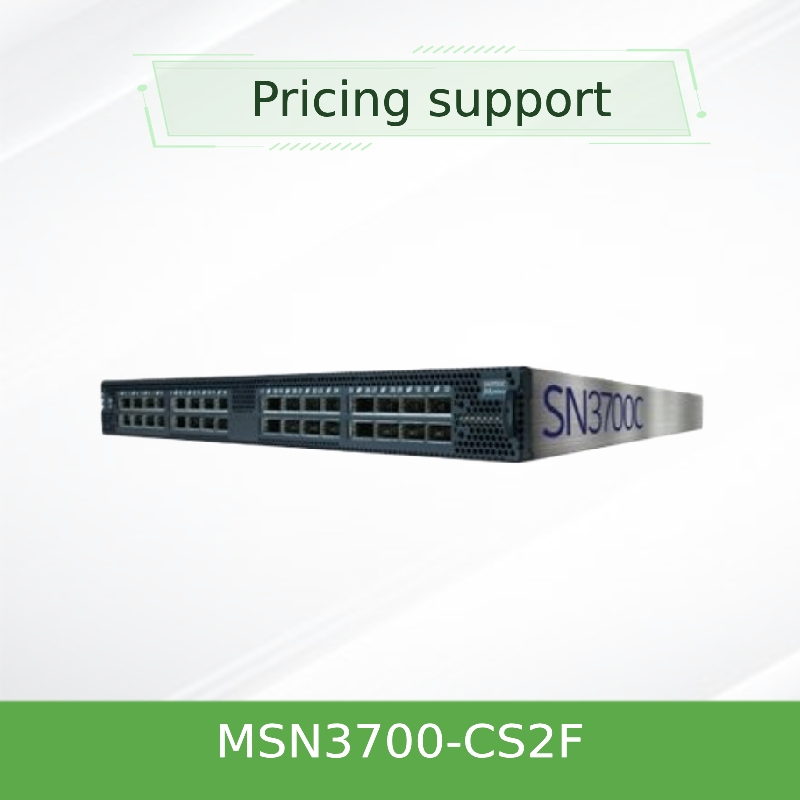 MSN3700-CS2F Spectrum-2 ha basato 100GbE 1U apre il commutatore di rete del mellanox con onyx 32 porti QSFP28