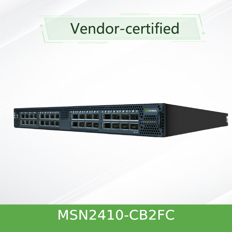 Cumulo Linux del commutatore di rete di MSN2410-CB2FC Mellanox sN2410Mellanox 48 porti SFP28 8 porti QSFP28