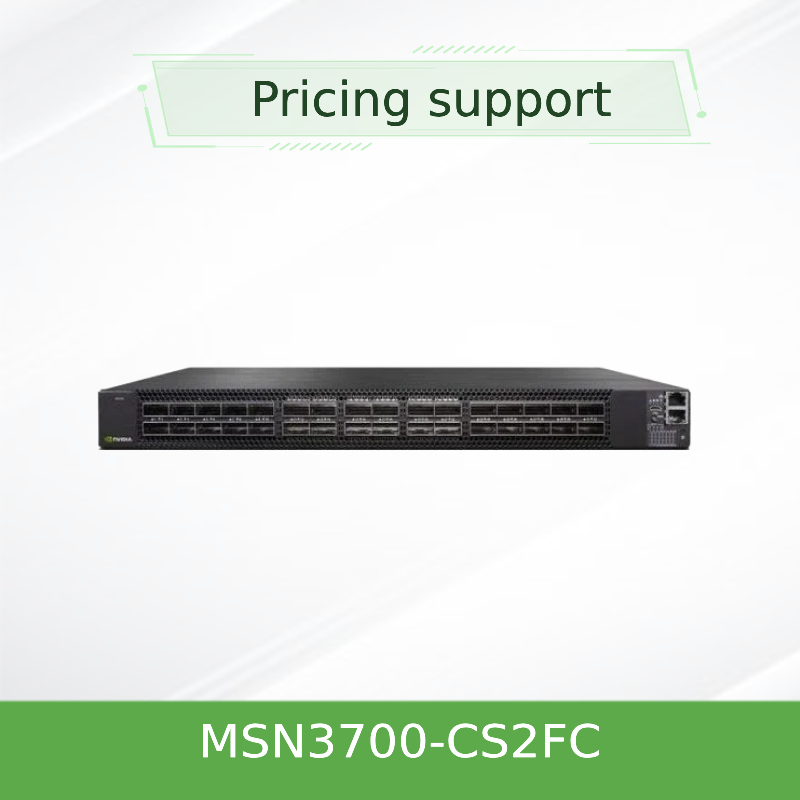 Commutatore di rete dei gruppi di alimentazione Mellanox di CA di Linux 2 del cumulo MSN3700 - porti QSFP28 di CS2FC 100GbE 1U 32