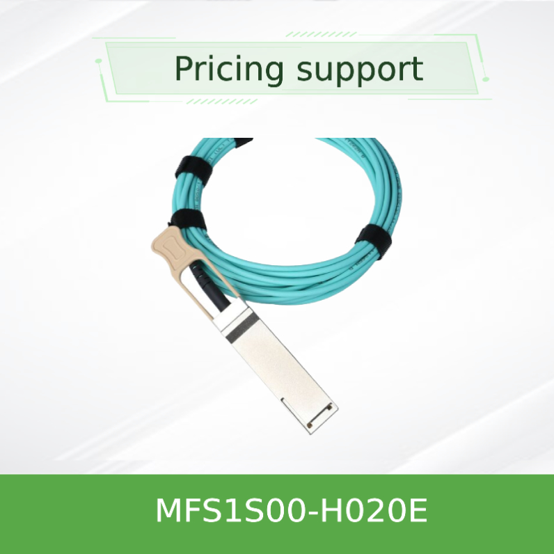 cavo di Ethernet attivo del cavo a fibre ottiche AOC di 20m 200Gb Mellanox MFS1S00-H020E QSFP56