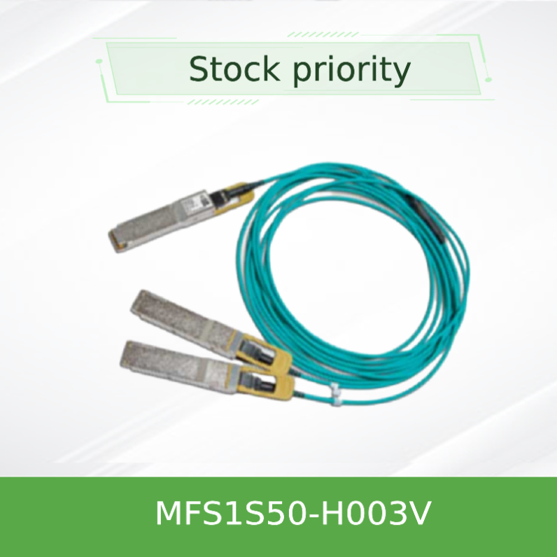 Cavo AOC MFS1S50-H003V 200GbE a 2x100GbE QSFP56 a 2xQSFP56 MMF Mellanox