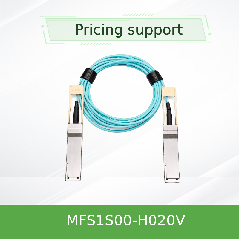 MFS1S00-H020V(980-9I45T-00H020) Cavo AOC Mellanox Ethernet 200GbE QSFP56 Cavo Ottico Attivo cavi infiniband