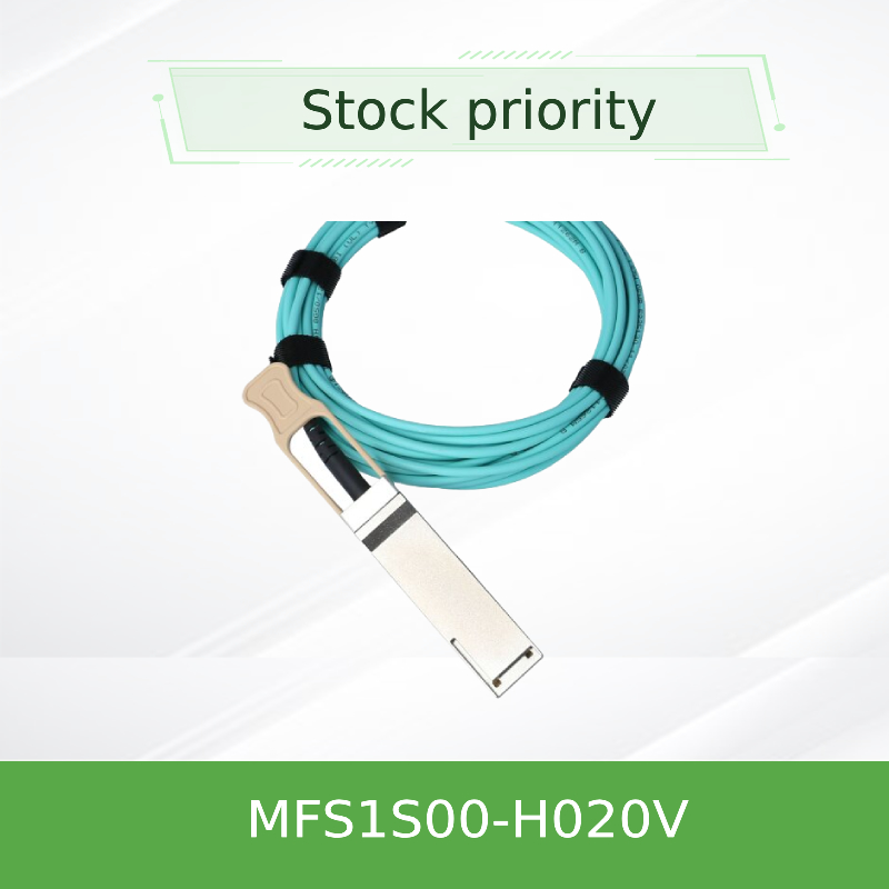 Cavo MFS1S00-H020V IB HDR di Mellanox AOC della console fino al cavo della rete di 200Gb/S QSFP56 20m